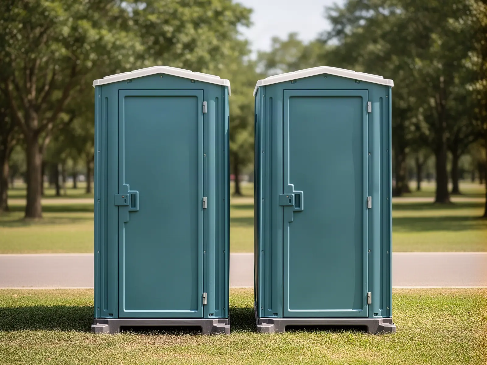 Clean porta potty unit from D & T Porta Potties in Sf, CA